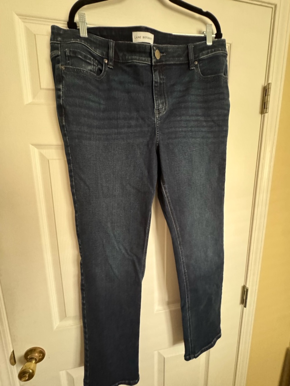 Lane Bryant Dark Blue Straight Leg Jeans
